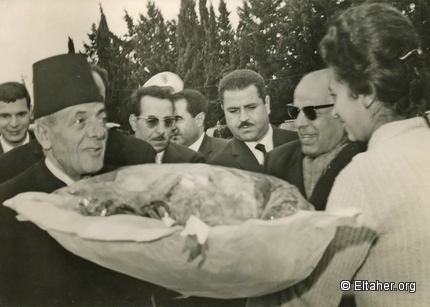 1963 - Receiving Flowers